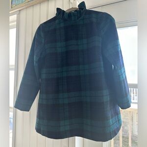 Tuckernuck Blackwatch plaid Faye blouse